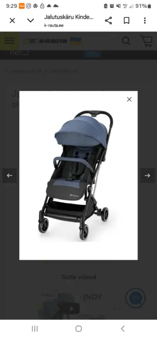 Silla de paseo Kinderkraft