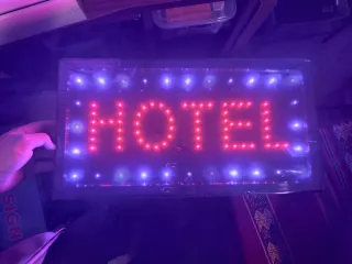 Insegna LED HOTEL