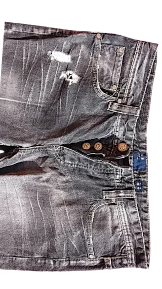 Pantalón vaquero hombre gris talla 42