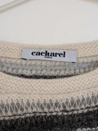 Jersey Cacharel lana y mohair rayas