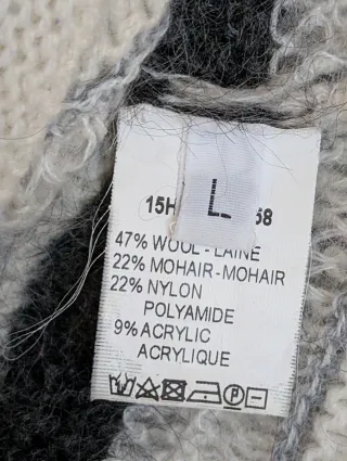 Jersey Cacharel lana y mohair rayas