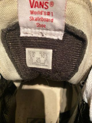 Zapatillas Vans Sk8-Hi Negras