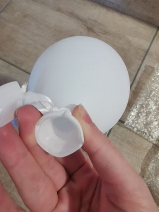 Palloncini in vetro soffiato bianco opaco