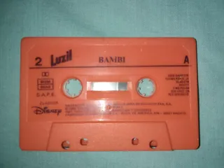 Cinta Casete Disney Bambi y El osito Winnie.