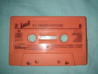 Cinta Casete Disney Bambi y El osito Winnie.