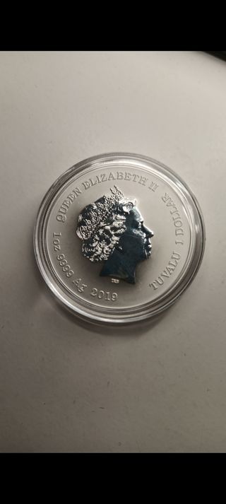 Moneda Plata Hulk Marvel