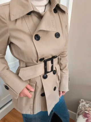 Gabardina Zara Beige