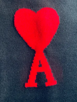 Jersey Ami París Corazón A Negro