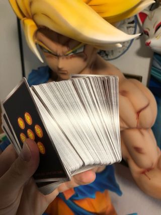 Lote 250 Cartas Dragon Ball World Booster Manga