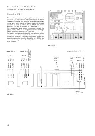 Revox A77 placa conmutación vintage