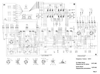 Revox A77 placa conmutación vintage