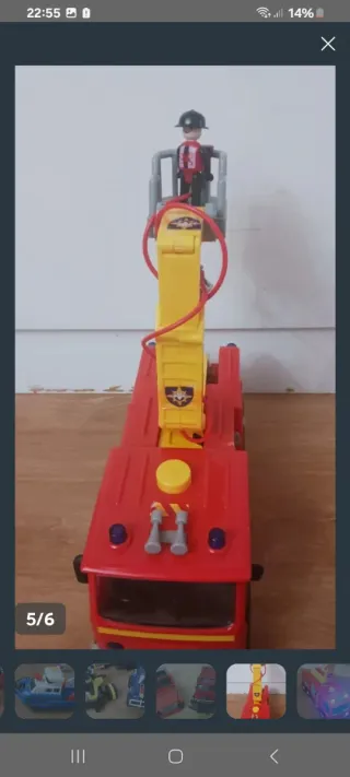 Lote de 6 vehículos de juguete