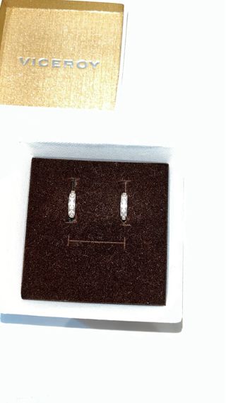 Pendientes Aro Viceroy Plata