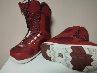 Botas Snowboard Nitro Mujer Rojas