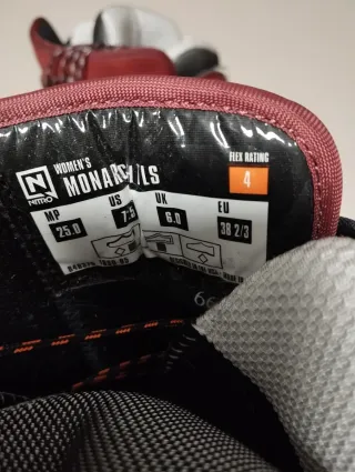 Botas Snowboard Nitro Mujer Rojas