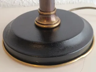 Lámpara de mesa Mariner Negra y Dorada