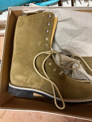 Stivaletti/anfibi desert beige