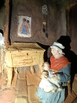 Diorama antigua casa francesa s.XIX