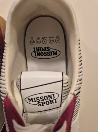 Zapatillas Missoni Sport Lujo Talla 39 Nuevas