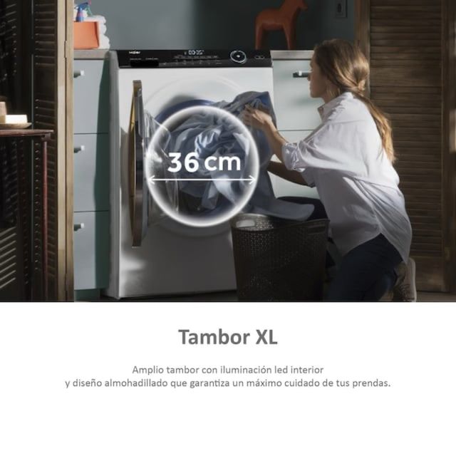 Lavadora Secadora Haier 9kg 1400rpm I-Pro Ser