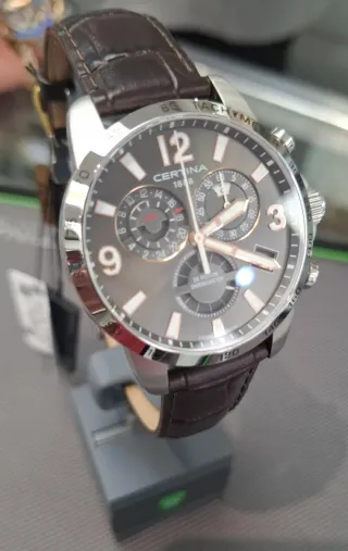 Certina DS Podium GMT Cronógrafo Marrón