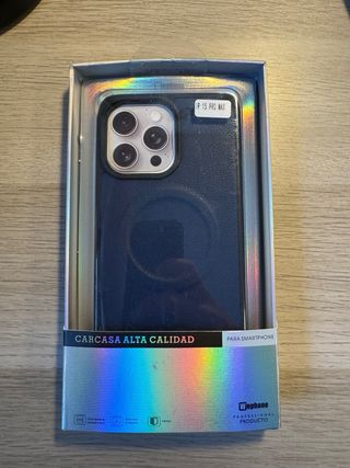 Funda iPhone 15 Pro Max Azul Magsafe