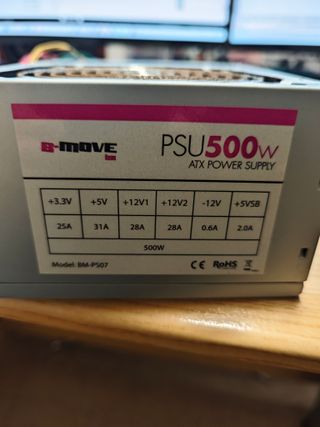 Fuente Alimentación B-MOVE 500W ATX