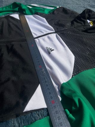 Chaqueta Adidas 3 Rayas Negra Verde Track Jacket