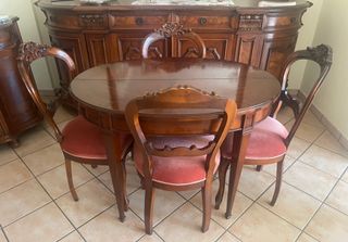 Tavolo allungabile ciliegio Mobili Brianza