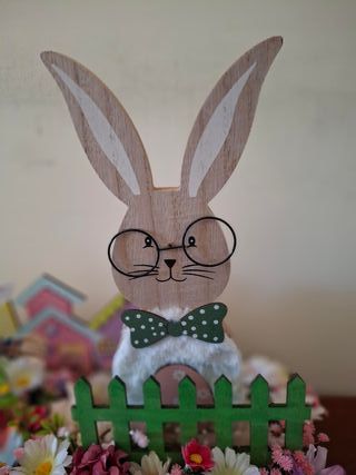 Addobbo Pasquale con Coniglietti e Casette