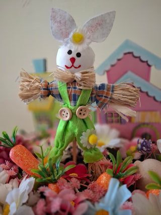 Addobbo Pasquale con Coniglietti e Casette