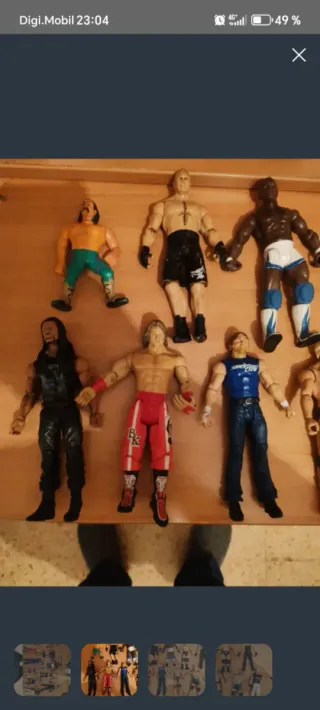 Lote de figuras WWE , escucho ofertas.