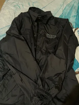 Cortavientos HUF Negro Talla L