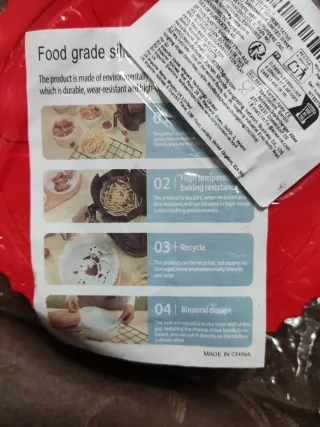 Set Stampini Silicone Friggitrice ad Aria Rossi