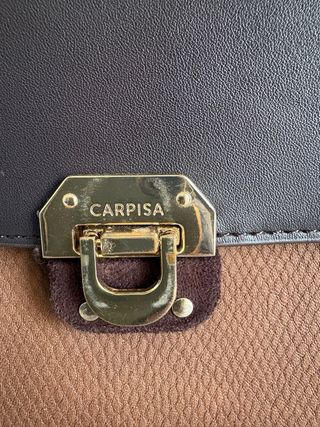 Borsa Carpisa Beige e Camoscio Marrone