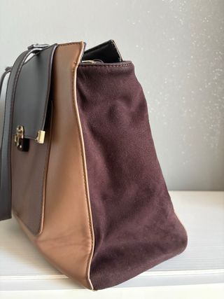 Borsa Carpisa Beige e Camoscio Marrone