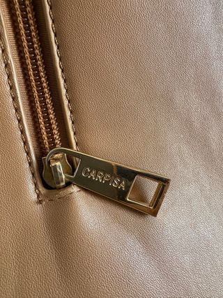 Borsa Carpisa Beige e Camoscio Marrone