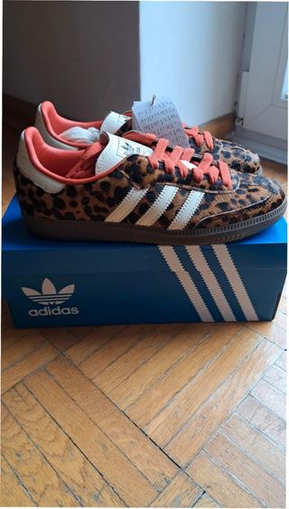 Adidas Samba OG Leopardo Rojo Talla 38