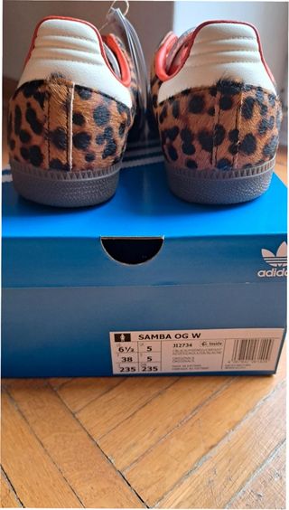 Adidas Samba OG Leopardo Rojo Talla 38