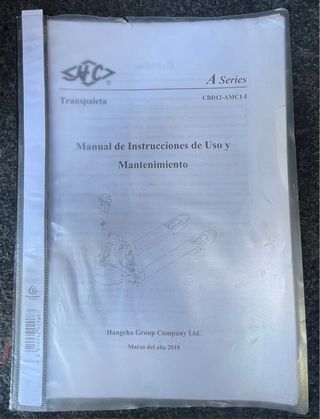 Traspaleta elevadora eléctrica