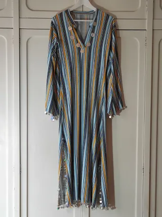 Túnica Galabeya a Rayas Danza Oriental Folklore