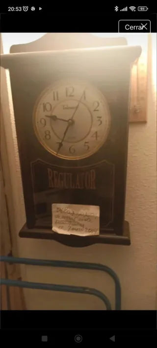 Reloj de pared REGULATOR