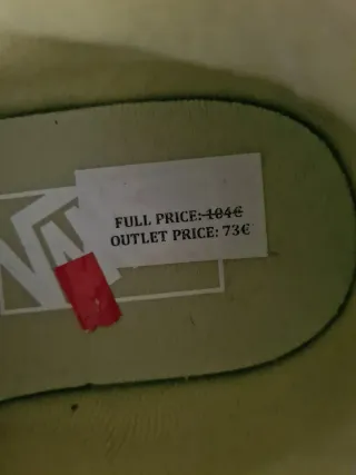 Zapatillas Vans Blancas y Verde lima. NUEVAS