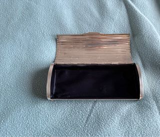 Scatola portaoggetti in silver plated