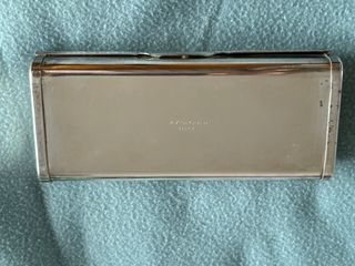 Scatola portaoggetti in silver plated