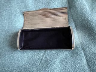 Scatola portaoggetti in silver plated