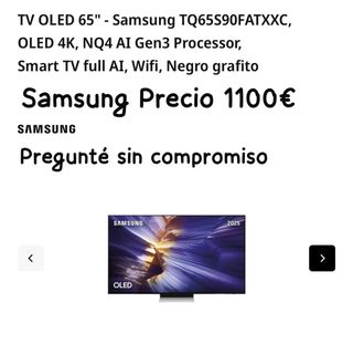 TV Samsung OLED 65 TQ65S90FATXXC