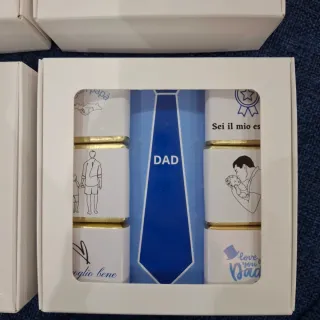 Scatolina regalo Festa del Papà artigianale