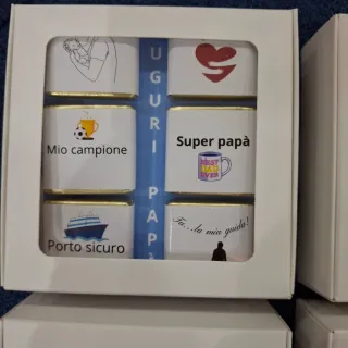 Scatolina regalo Festa del Papà artigianale