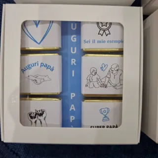 Scatolina regalo Festa del Papà artigianale